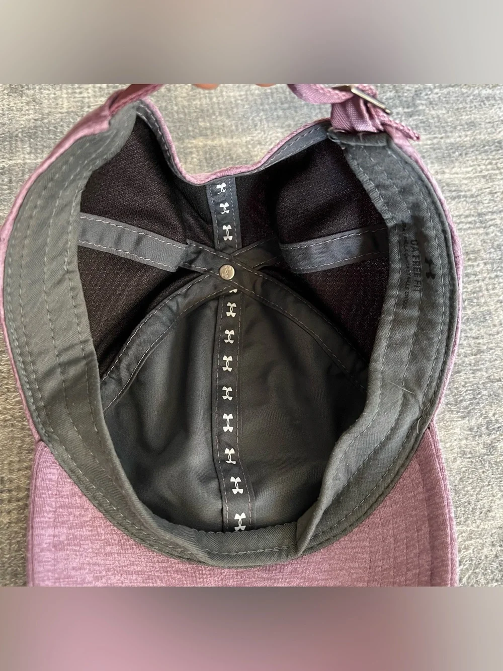 Under Armour Light Heather Mauve Performance Cap